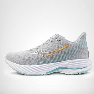 Mizuno Wave Rider 28 Running Shoes Harbor Mist-White Size 8